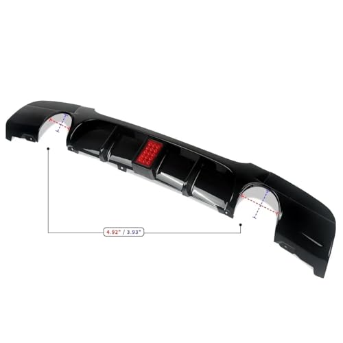 Difusor parachoques trasero con Led para Serie 3 E90 de 2005 a 2012 5