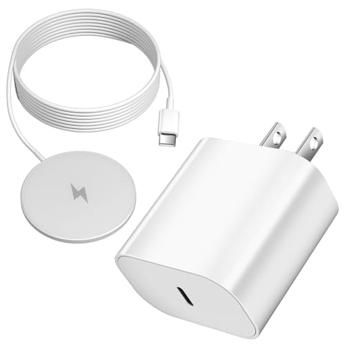 Magnetic Wireless Charger 6FT 15W Apple MagSafe Charger Fast Charging Pad & USB C Chargers...