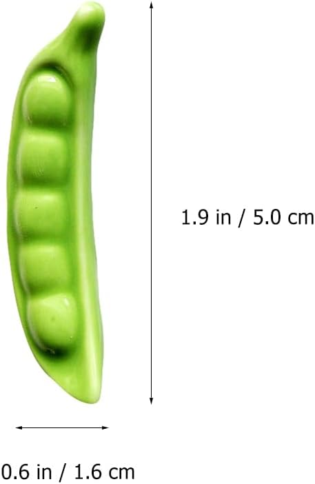 Zerodeko 6pcs Vegetable Series Chopsticks Rests Unique Design Convenient Spoon Rack for Clean Dining Material for Home Decor