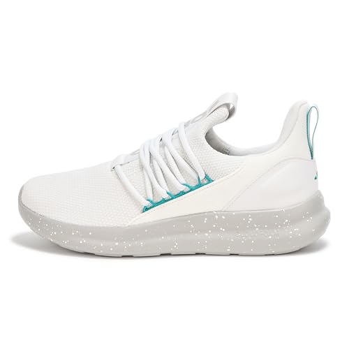 adidas Men's Lite Racer Adapt 7.0 Sneaker, Crystal White/Pure Teal/Grey, 102