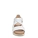 Dr. Scholl's Women's Just Cute Wedge Sandal White Smooth 6.5 M