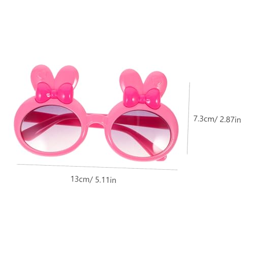 BESTonZON Boy Girl Cartoon Sunglasses Adorable Bunny Design for Beach Parties Photo Props and Party Favors Stylish Uv Eyewear for2