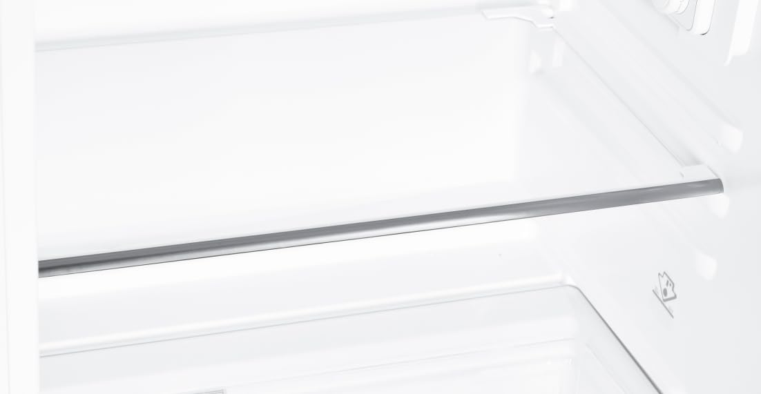 Wolkenstein WKS125.4EEB Einbaukühlschrank mit Gefrierfach | 118 Liter Nutzinhalt | 4 Sterne gefrierfach | Wechselbarer Türanschlag | LED Beleuchtung | 39 dB | 54 cm Breite | Weiß
