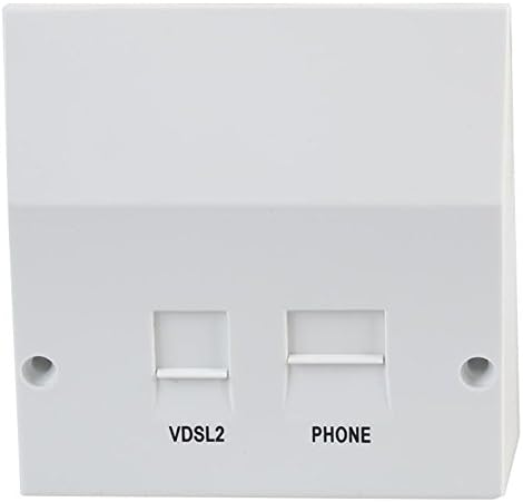 KAUDEN LJ5208V VDSL and ADSL Splitter Faceplate for NTE5 Master Socket - High Speed Broadband Compatible