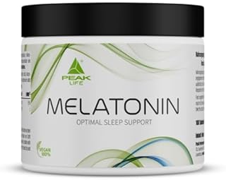 PEAK Melatonin - 180 Tabletten I 0,5mg pro Portion I mit Magnesium I Unterstützung für einen erholsamen Schlaf I vegan