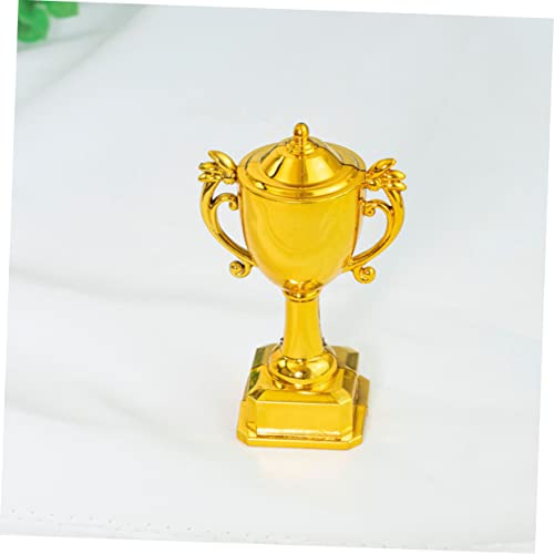 OHPHCALL 6 Unidades de ouro de plástico troféu de conquista troféus de eventos Mini troféus de plást