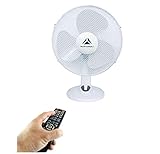 3 velocidad Pyramidea AWTAB40 Ventilador de mesa Palas ø 40 cm Mando a distancia