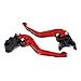 Mokiton Motorcycle Short Brake Clutch Levers Compatible with H.onda CB750 H.ornet 2023 2024 2025 | Front Shorter Levers Handles CB 750 Accessories (red)