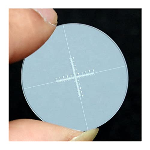 ラボ用顕微鏡アクセサリー 995 光学ガラス 20.4mm から 29mm WF10X 生物学生用顕微鏡用接眼マイクロメータ(25mm)