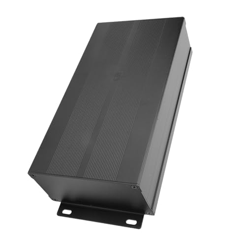 Boîtier aluminium noir sablé pour habiller vos modules et contrôleurs de salon