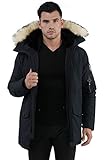 Molemsx Mens Down Parka, Mens Boy Down Jacket Men Winter Men's Waterproof Ski Jacket Warm Winter Sno