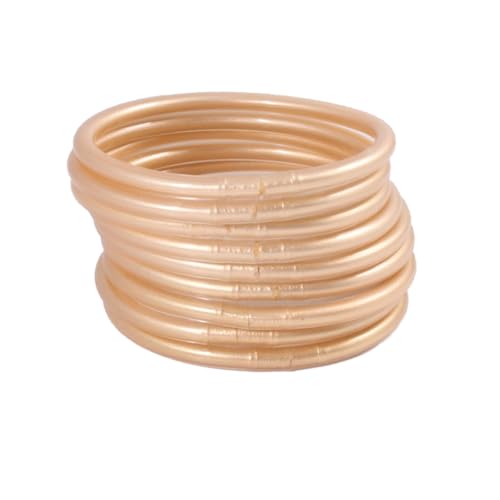 4 Colors Silicone Bracelet Suitable for Girls Birthday Mother's Day Wedding