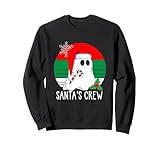 Photo Gallery santa s crew funny ghost with christmas costume xmas gift felpa Photo Gallery santa s crew funny ghost with christmas costume xmas gift felpa