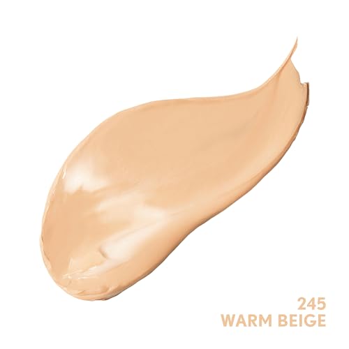 COVERGIRL Simply Ageless Instant Wrinkle Defying Foundation, SPF 28, Hyaluronic Complex & Vitamin C - 245 Warm Beige, Pack of 1 - Image 3