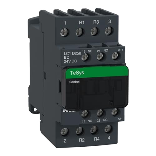Contacteur LC1D258BD 40A l'excellence de la commutation tripolaire et tétrapolaire 24V