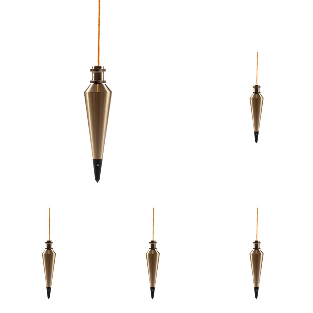 Swanson 8oz Solid Brass Plumb Bob with String, Hardened Steel Tip, PB008B — Amazon image 9