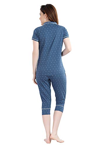 Image of AV2 Women's Cotton All Over Print Top and Capri Set Pack of 1