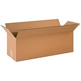 Aviditi 2488 Single-Wall Long Corrugated Box, 24