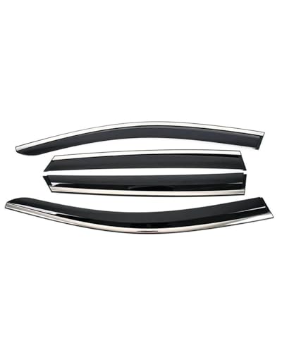Viseras Acrílicas Protectores De Lluvia para Viseras De Puerta De para Lexus RZ 2023 Moldura De Acero Inoxidable Material De PC Juego De 4 Protección Estética