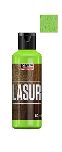 Zita`s Creative Lasure en Bois pour intérieur Vert Pomme 80 ML Peinture lasure Bricolage