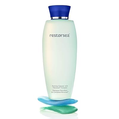 Restorsea Reviving Cleanser Gentle Gel Face Wash for Normal to Dry Skin Removes Makeup With VibranseaTM Complex & Songyi Mushroom Hypoallergenic, Sulfate-Free, Non-Comedogenic 6.7oz