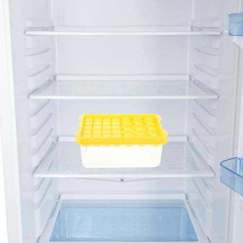 Molde para cubitos de hielo de silicona SEWACC 2 piezas amarillo miniatura 7