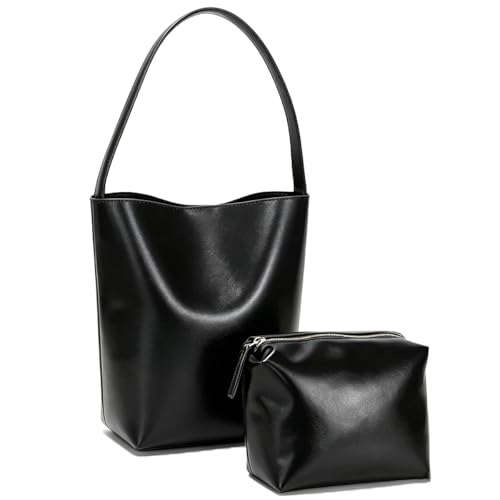 Bolso tipo cubo para mujer, bolso pequeño de mano con acabado brillante en poliuretano, ideal para trabajo, viaje y uso diario