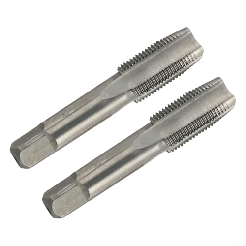 Zilimontt 2 pezzi 9/16 20 TPI filettatura destra e sinistra HSS TPI per manovella bici, fresa finale, filettatura manuale (M 18 x 1,5 mm)