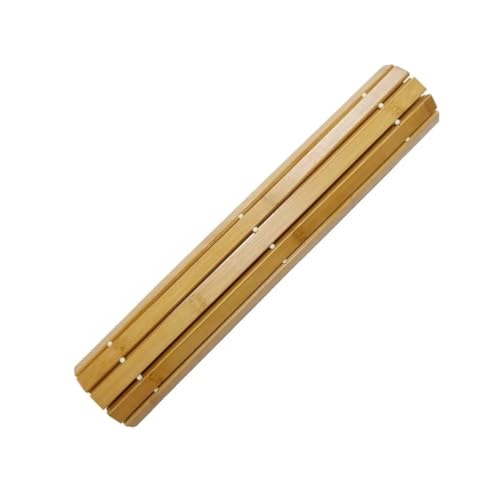 Miniatura 3 de Alfombra De Ducha Antideslizante De Láminas De Bambú Natural Y Plegable Para Ducha, Bañera, Sauna 40x60 Cm