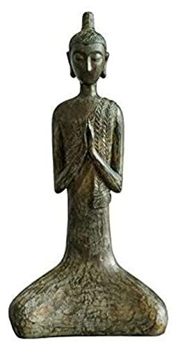 WQQLQX Statue Buddha Statue Dekoration Statue, Buddhistische Meditation...