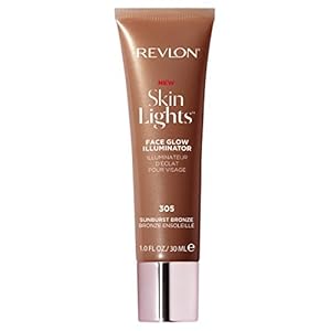 Revlon-Skinlights-Face-Glow-Illuminator-Liquid-Bronzer-Sunburst-Bronze-1-Fl-Oz Liquid Bronzer by Revlon, Skinlights Face Makeup, Face Glow Illuminator, Sunburst Bronze, 1 Fl Oz