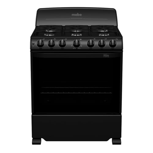 La mejor comparación de Estufa de 30 Pulgadas los mejores 10. 47 Mabe - Estufa de Piso 76 cm (30 pulgadas) Negra - EM7630BAPN2