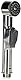 RIDDER Brausekopf, Duschkopf, Handbrause Santa Cruz, chrom, ABS | Anti-Kalk-Noppen | Rostfrei | KTW Zertifiziert | Start-Stop, 18,2 x 3,2 x 4 cm