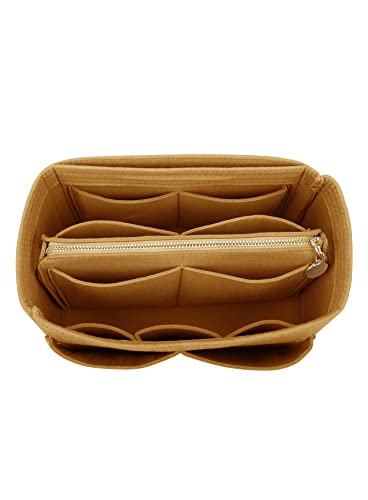 Inserti di supporto e portachiavi rimovibili: tasca con un totale di 13 tasche: 3 tasche esterne e 8 tasche interne con due inserti rimovibili e fissi che possono contenere bottiglie con liquidi in posizione verticale, con una grande tasca interna per oggetti preziosi. Una catena portachiavi rimovibile extra lunga in feltro ti aiuta a trovare facilmente le tue chiavi.