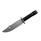 PPONE Himiko Toga Cosplay Props Knife Weapon Anime My Hero Academia Cosplay Plastic Dagger for Halloween Black,Silver, Medium