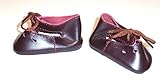  Top 1 Schildkröt Puppenschuhe Leder Schnürschuhe braun für ca. 6,5 cm Füßchen, Nr. 49179