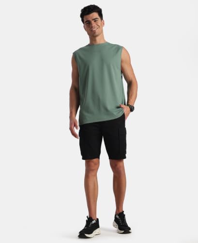 Image of Jockey 9929 Men Microfiber Fabric Oversized Tank Top
