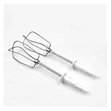 BmXauz Compatible for Braun HM3000 HM4644 HM5100 HM1010 ，2Pcs， Stainless Steel 4-Wire Blender Whisk Host Mixer Eggbeater Parts