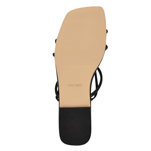 Sandale plate femme NINE WEST chaussure ouverte noire taille 38