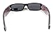 Locs Mens Hardcore Gangster Sunglasses Bandana Print BLACK/RED