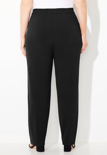 Catherines Women's Plus Size Petite Refined Pull-On Curvy Pant2