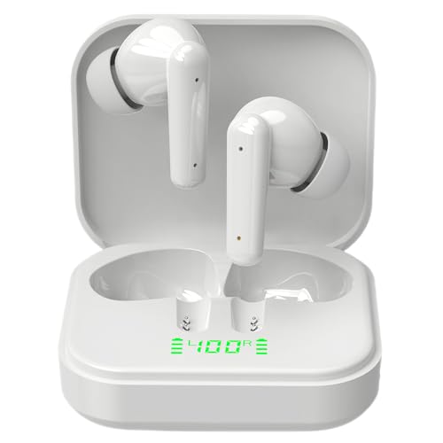 Wireless Earbuds, Deep Bass Bluetooth 5.3 Headphones 48Hrs Battery Life with Wireless Charging Case, Sport Ear Buds IPX7 Waterproof True TWS Built in Mic Power Display for Android iOS