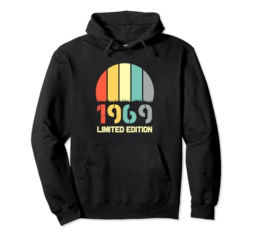 Camiseta vintage 1969 para hombre, edición limitada, cumpleaños 1969 Sudadera con Capucha