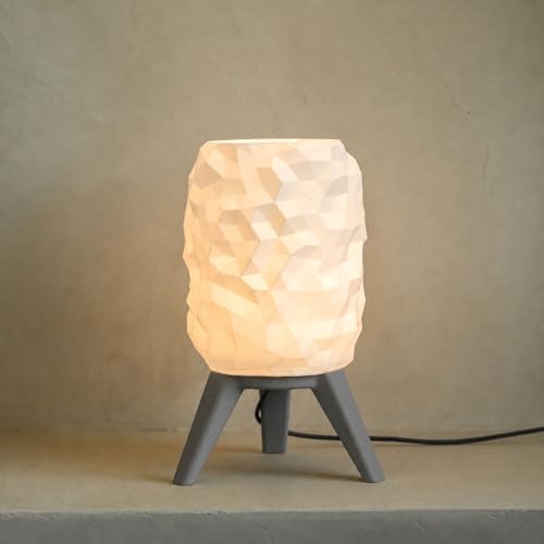 Image of Action Pro Table Lamp with Tripod Stand, Warm Light, Modern Bedside Lamp for Home & Bedroom (Design-1)