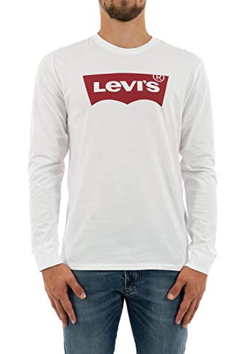 Levi's Long-Sleeve Standard Graphic Tee, Uomo, White, XS
