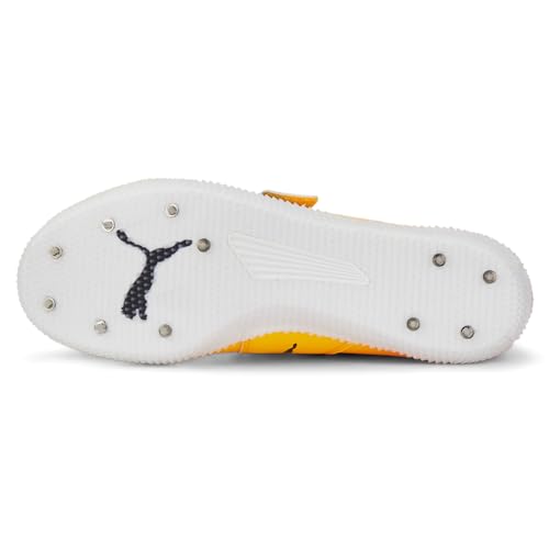 PUMA Men's EVOSPEED HIGH JUMP 10 Track and Field Shoe, Sun Stream-Sunset Glow-Puma Black, 10