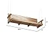 All Things Cedar PS60 Porch Swing | 5Ft Outdoor Furniture & Patio Swing | Handcrafted Western Red Cedar | Easy Assembly, Sustainable Outdoor Bench 68.5x23x24