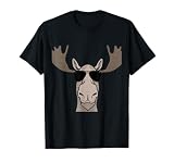 Moose Wearing Sunglasses Shades Retro Vintage Moose T-Shirt
