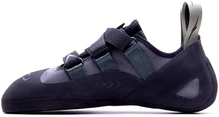 EVOLV Kronos Rock Climbing Shoe for Intermediate Indoor & Outdoor Climbing - Black/Olive - 9