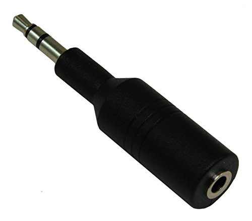 Image of MyCableMart 3.5mm Male Stereo (TRS) to Female 4 Conductor (TRRS) CTIA or OMTP Adapter